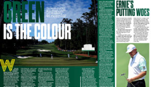Green is the colour at The Masters