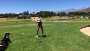 Jurian Mostert on the golf course