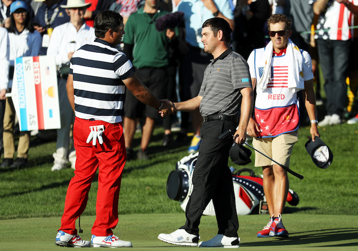 Louis Oosthuizen and Patrick Reed