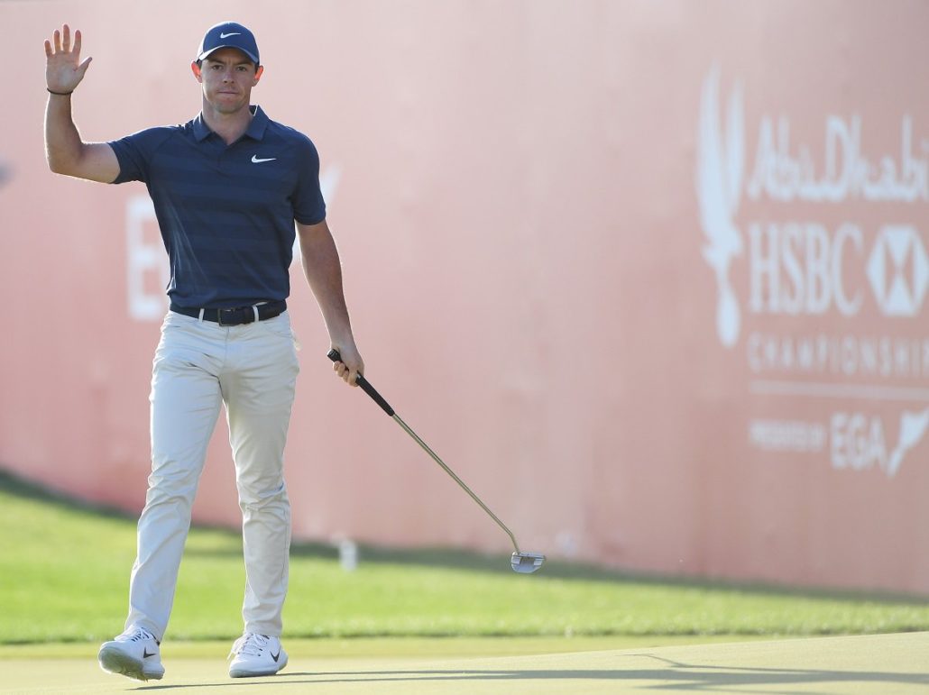 Rory McIlroy in Abu Dhabi