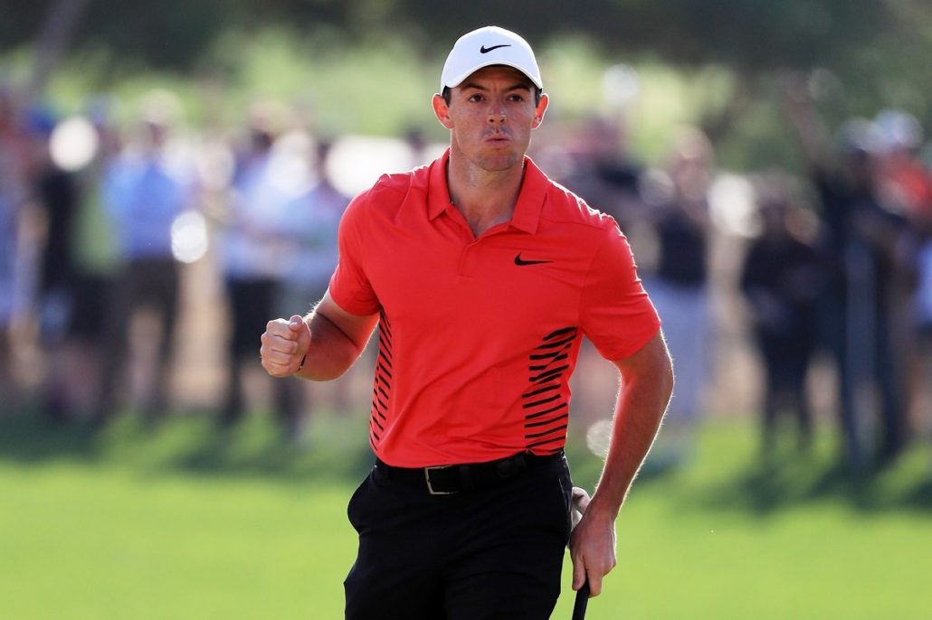 Rory McIlroy in Abu Dhabi