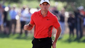 Rory McIlroy in Abu Dhabi