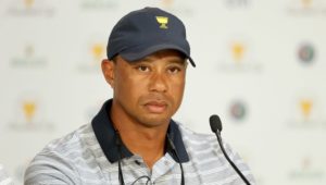 Tiger Woods at the Ryder Cup