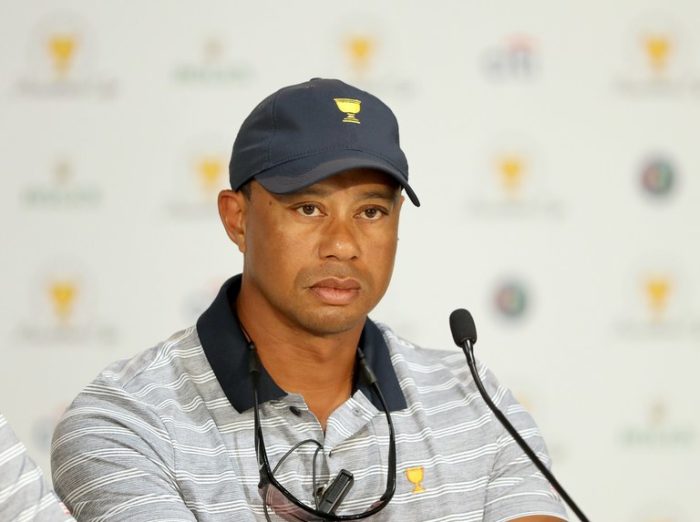 Tiger Woods at the Ryder Cup