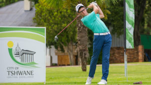 Alessio Graziani in the tshwane open pro-am