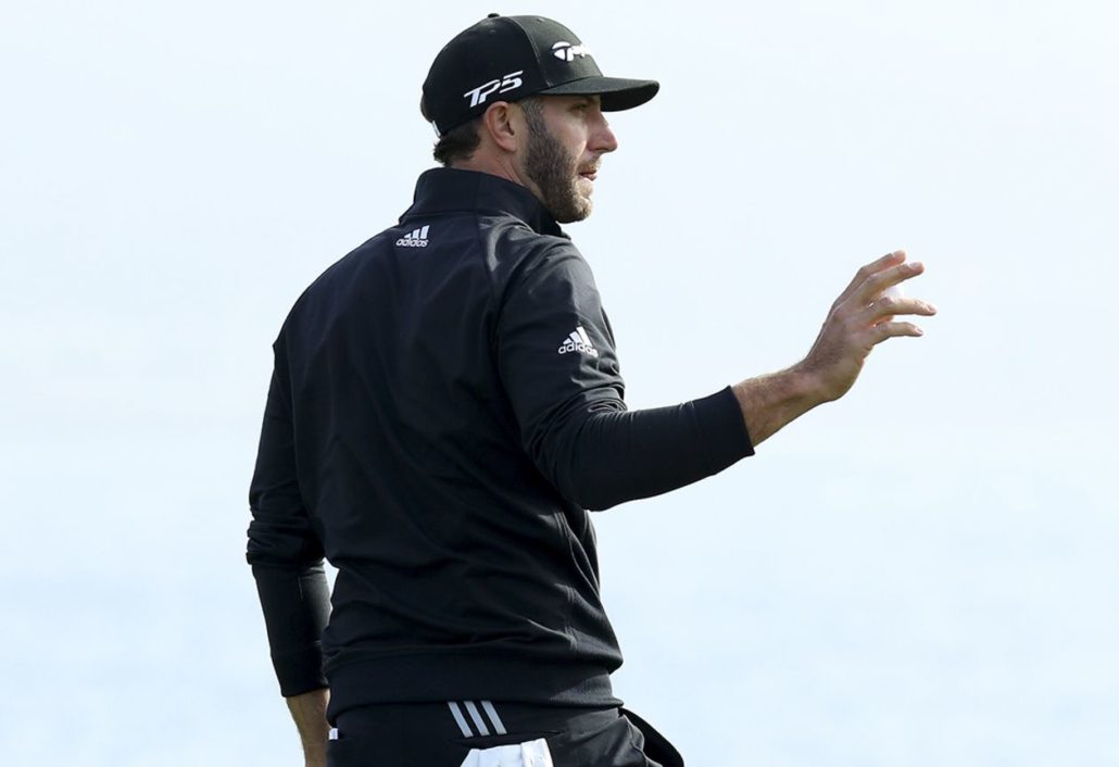 Dustin Johnson at Pebble Beach