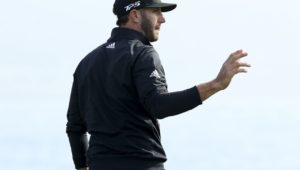 Dustin Johnson at Pebble Beach
