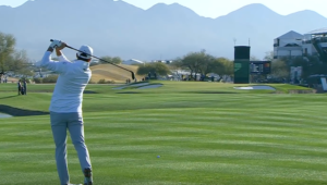 Rickie Fowler at Phoenix Open