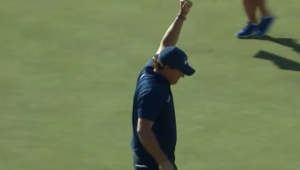 Mickelson at the Phoenix Open