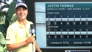 Justin Thomas after round 3
