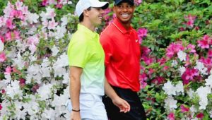 Tiger Woods and Rory McIlroy at Riviera