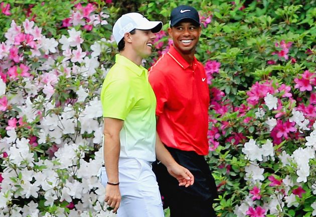 Tiger Woods and Rory McIlroy at Riviera