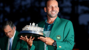 Sergio Garcia at The Masters