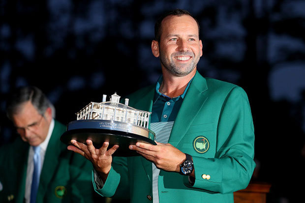 Sergio Garcia at The Masters