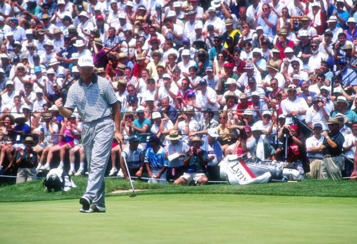 Ernie Els wins US Open at Oakmont