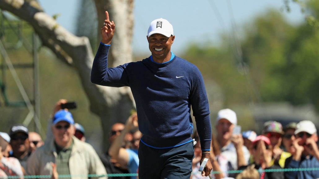 Tiger Woods -4 at Bay Hill