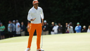 Rickie Fowler finished one back