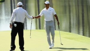 Tiger Woods, Phil Mickelson at The Masters