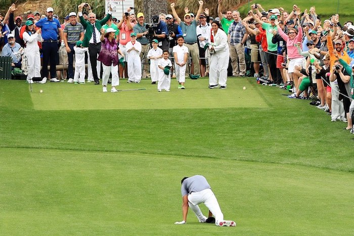 Tony Finau at the par 3 injury