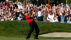 Tiger Woods at The Masters in 2005