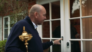Thomas Bjorn and Ryder Cup fan