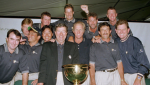Peter Thomson captained the Presidents Cup