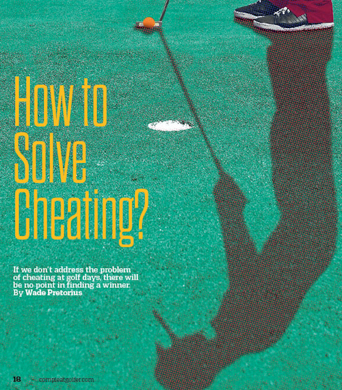 Cheating in golf