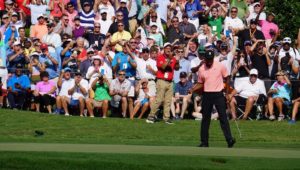Tiger Woods at the Tour Championship