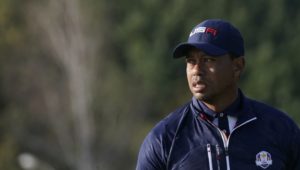 Tiger Woods at the Ryder Cup