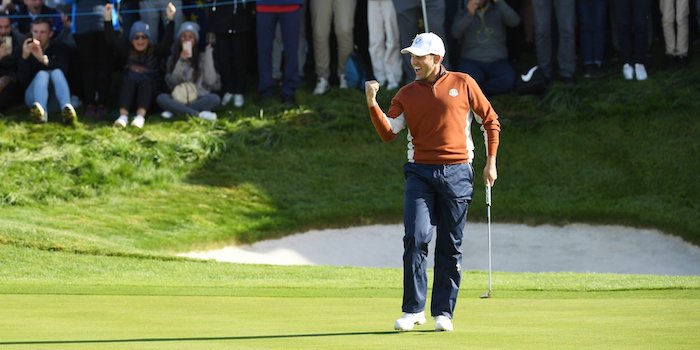 Sergio Garcia at the Ryder Cup