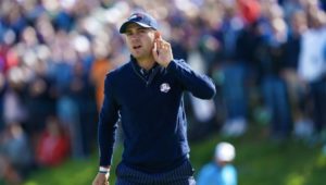 Justin Thomas at the Ryder Cup