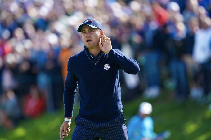 Justin Thomas at the Ryder Cup