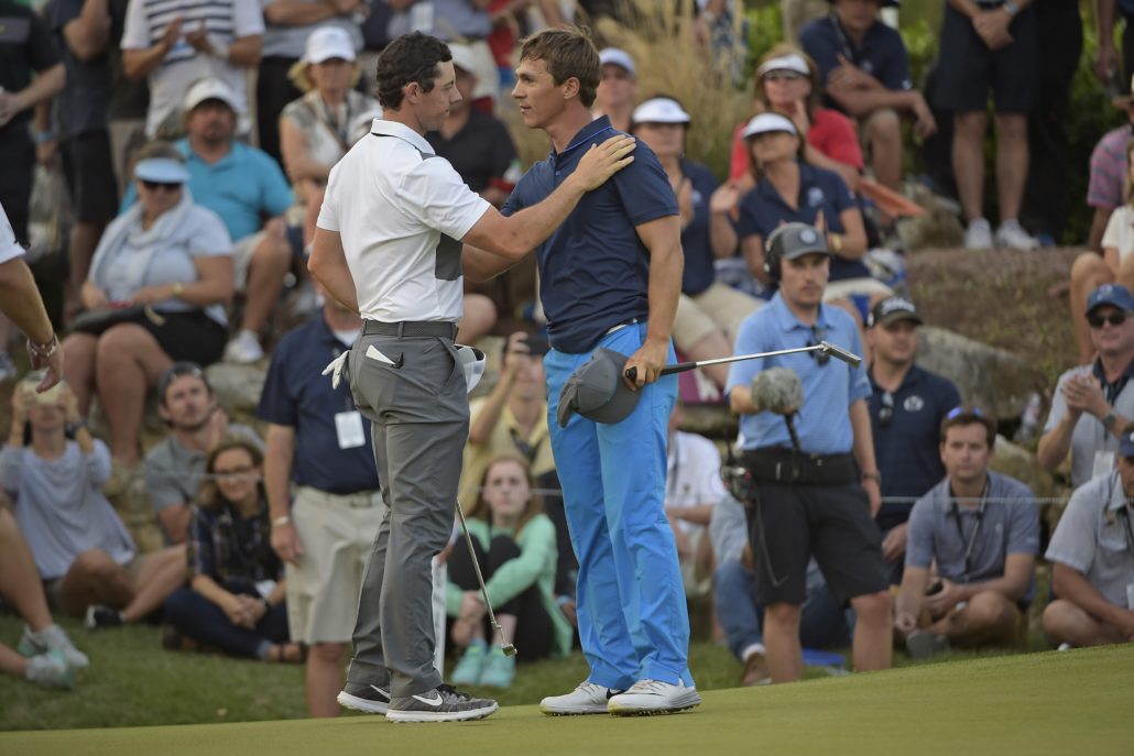 Rory McIlroy and Thorbjorn Olesen