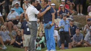 Rory McIlroy and Thorbjorn Olesen