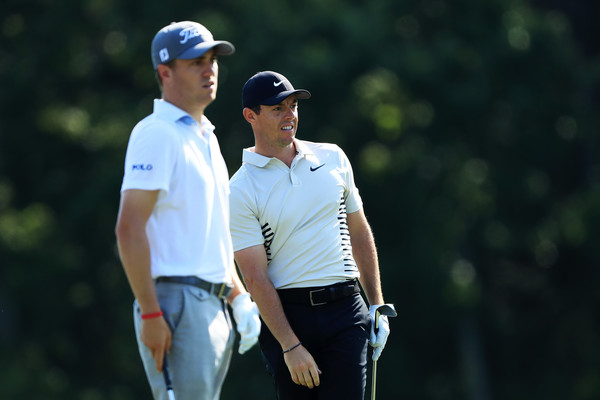 Rory McIlroy and Justin Thomas