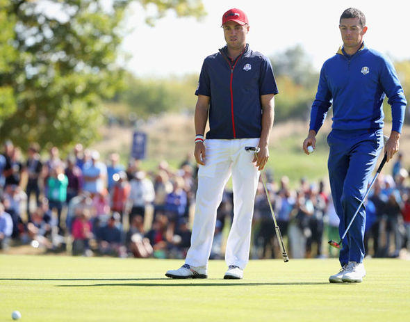 Justin Thomas at the Ryder Cup