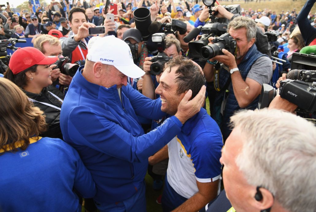 Francesco Molinari at the Ryder Cup