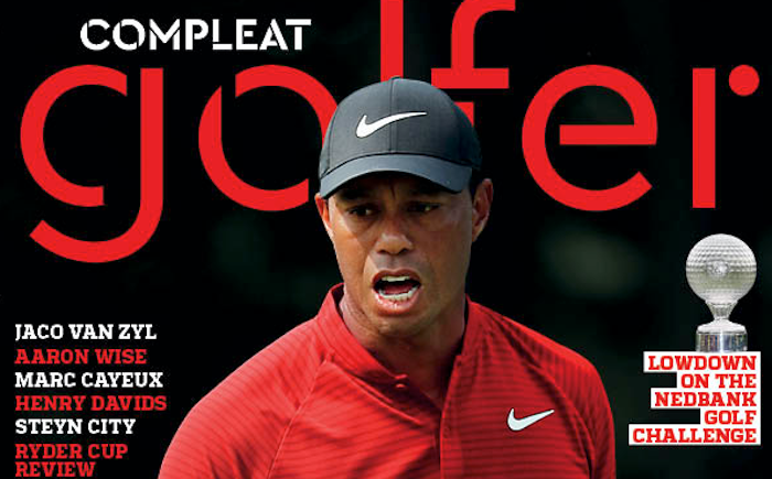 Tiger Woods on Compleat Golfer cover