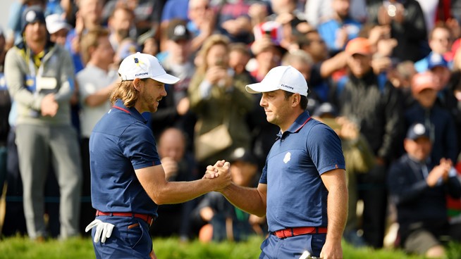 Tommy Fleetwood and Francesco Molinari