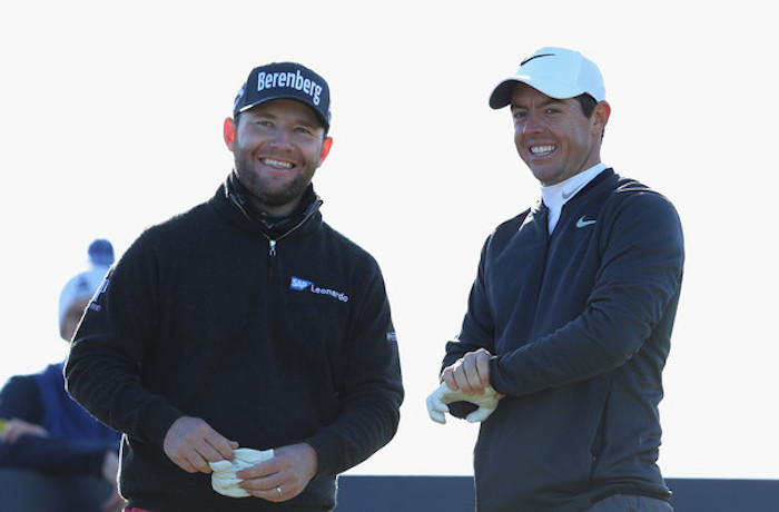 Branden Grace and Rory McIlroy