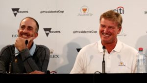 Ernie Els and Geoff Ogilvy