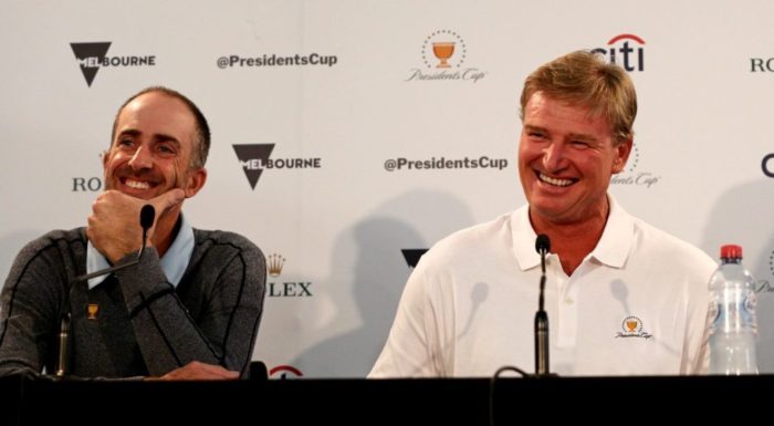 Ernie Els and Geoff Ogilvy