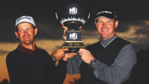 Ernie Els and Retief Goosen