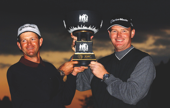 Ernie Els and Retief Goosen