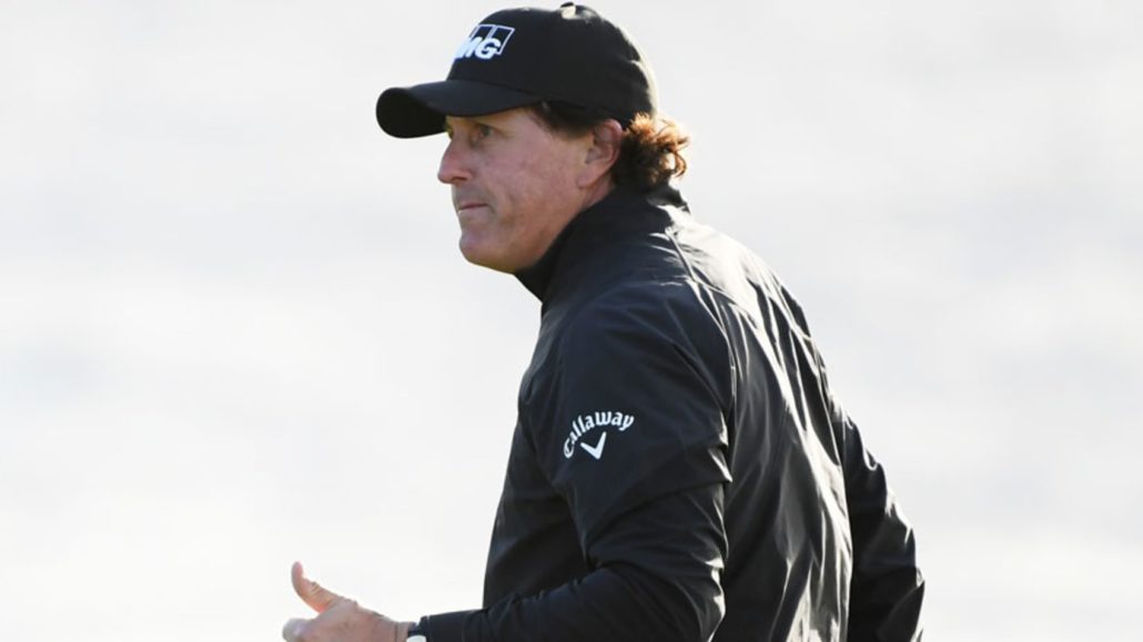 Phil Mickelson at Pebble Beach