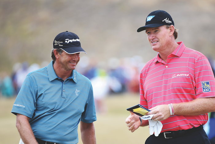 Ernie Els and Retief Goosen