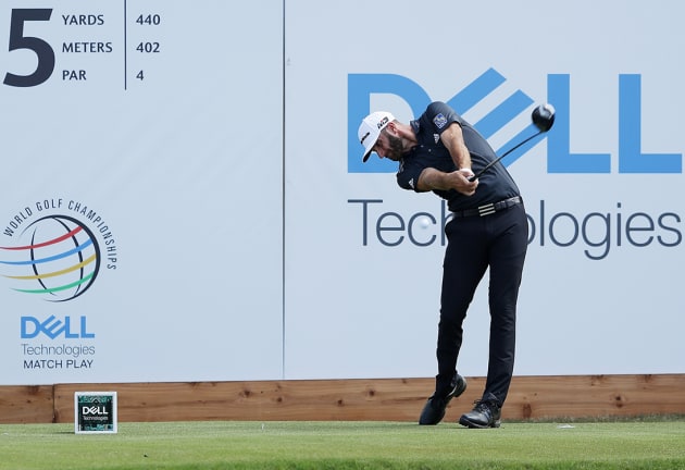 Dustin Johnson at the WGC-Dell Tech Match Play