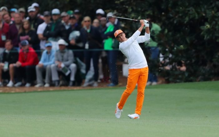 Rickie Fowler at The Masters