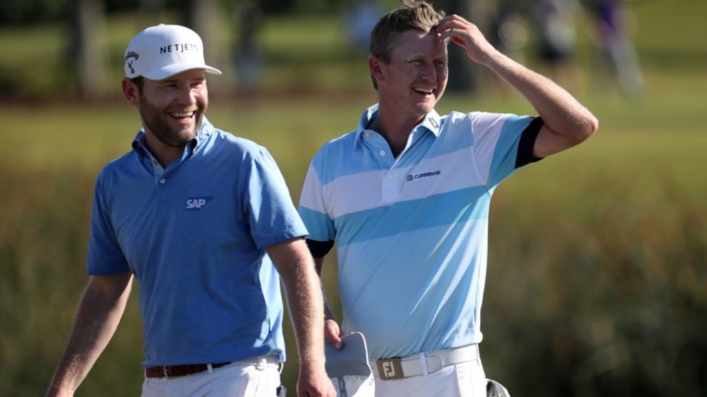 Branden Grace and Justin Harding