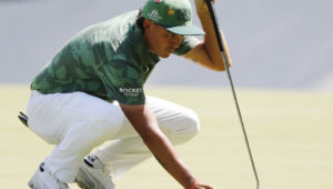 Rickie Fowler at The Masters